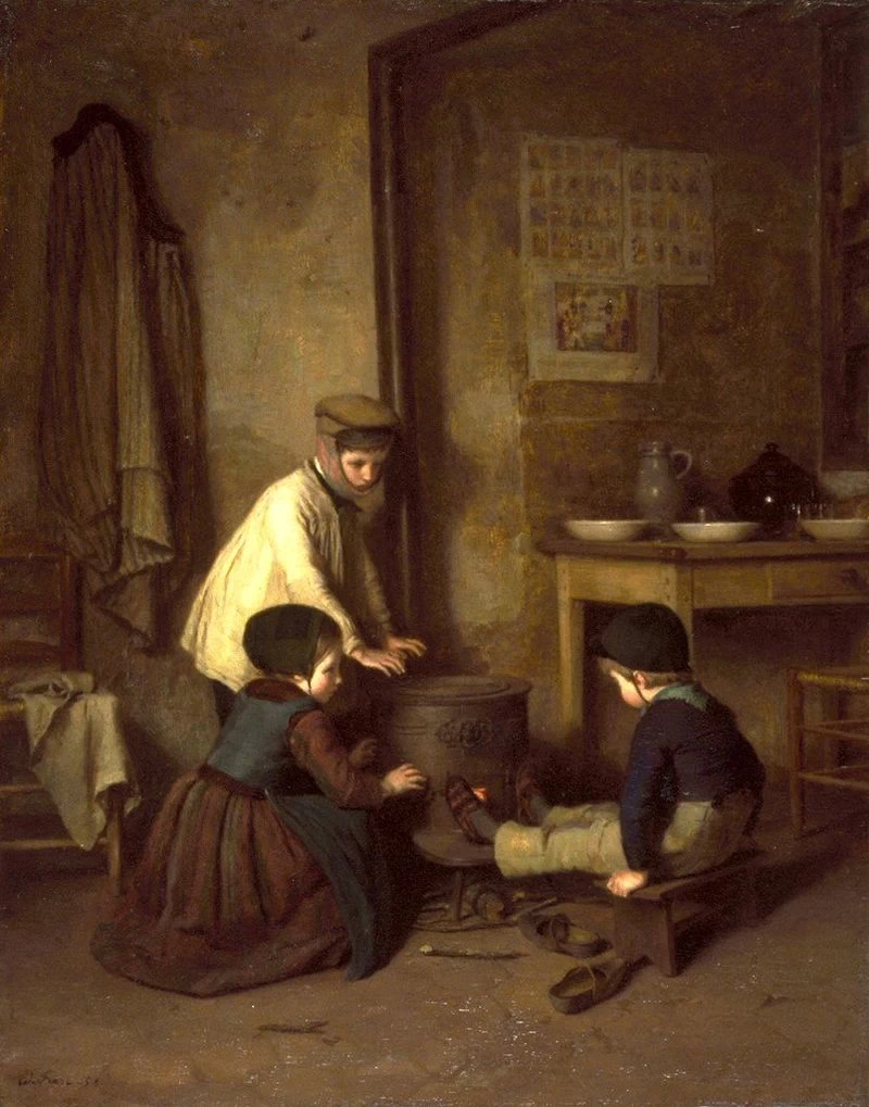Il giorno freddo, 1858 - Walters Art Museum, Baltimore